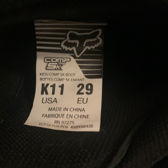 Fox motorcycle boots unisex pretty new worn 4 times in great condition - Picture 6 of 6